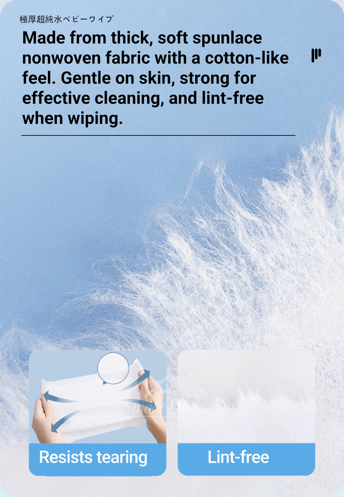 Clean Family-Extra-Thick Ultra-Pure Water Baby Wipes-5